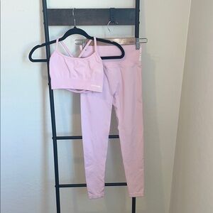 DFYNE Pink Leggings for Women